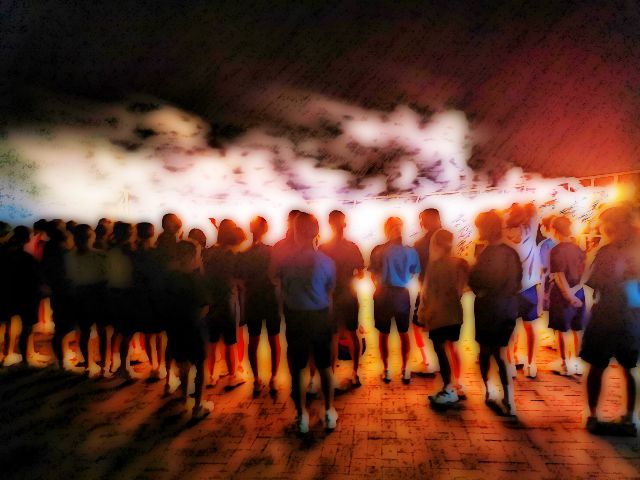 合宿花火大会