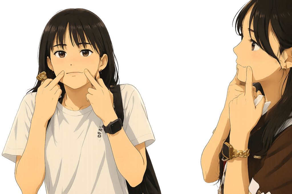アンブシュアの口の形